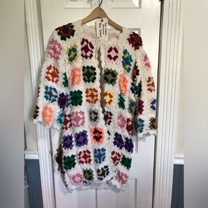Cozy Crochet Cardigan size XS Handmade by Louise